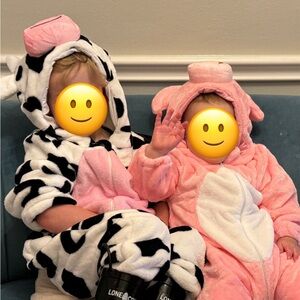 Cow and Pig Toddler Costumes